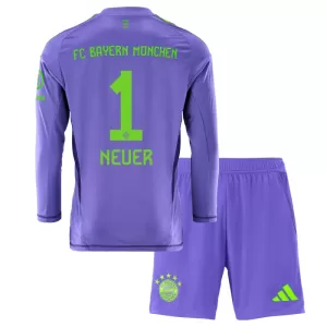 Dres FC Bayern Munich Manuel Neuer 1 Golmanski Dječji Gostujući 2024/25 Dres FC Bayern Munich Manuel Neuer 1 Golmanski Dječji Gostujući 2024/25