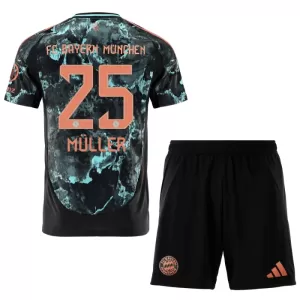 Dres FC Bayern Munich Thomas Müller 25 Dječji Gostujući 2024/25 Dres FC Bayern Munich Thomas Müller 25 Dječji Gostujući 2024/25