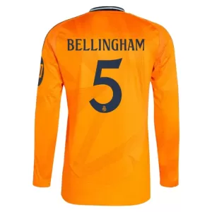 Dres Real Madrid Jude Bellingham 5 Gostujući 2024/25 Dugi Rukav Dres Real Madrid Jude Bellingham 5 Gostujući 2024/25 Dugi Rukav