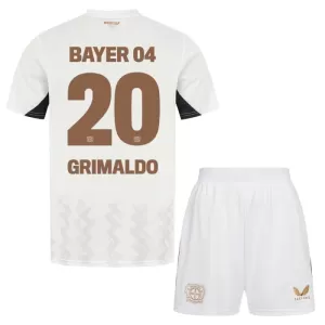 Dres Bayer 04 Leverkusen Alejandro Grimaldo 20 Dječji Gostujući 2024/25 Dres Bayer 04 Leverkusen Alejandro Grimaldo 20 Dječji Gostujući 2024/25