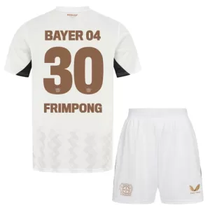 Dres Bayer 04 Leverkusen Jeremie Frimpong 30 Dječji Gostujući 2024/25 Dres Bayer 04 Leverkusen Jeremie Frimpong 30 Dječji Gostujući 2024/25