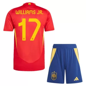 Dres Španjolska Williams JR 17 Dječji Domaći UEFA Euro 2024 Dres Španjolska Williams JR 17 Dječji Domaći UEFA Euro 2024