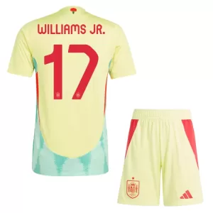 Dres Španjolska Williams JR 17 Dječji Gostujući UEFA Euro 2024 Dres Španjolska Williams JR 17 Dječji Gostujući UEFA Euro 2024