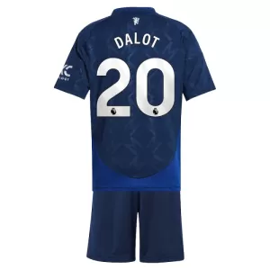 Dres Manchester United Diogo Dalot 20 Dječji Gostujući 2024/25