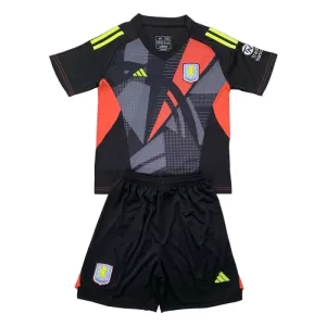 Dres Aston Villa Golmanski Dječji 2024/25 Crno Dres Aston Villa Golmanski Dječji 2024/25 Crno