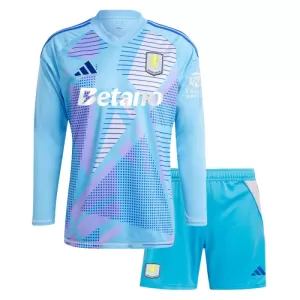 Dres Aston Villa Golmanski Dječji 2024/25 Dugi Rukav Plava Dres Aston Villa Golmanski Dječji 2024/25 Dugi Rukav Plava