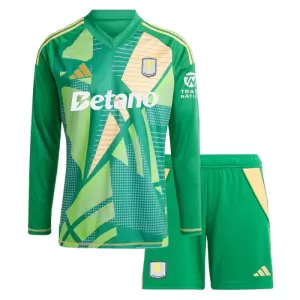 Dres Aston Villa Golmanski Dječji 2024/25 Dugi Rukav Zelena Dres Aston Villa Golmanski Dječji 2024/25 Dugi Rukav Zelena