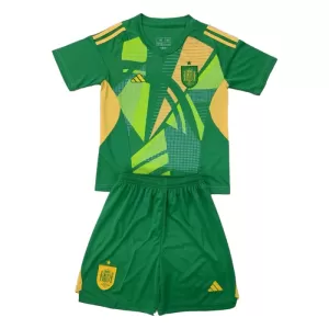 Dres Španjolska Golmanski Dječji UEFA Euro 2024 Zelena Dres Španjolska Golmanski Dječji UEFA Euro 2024 Zelena