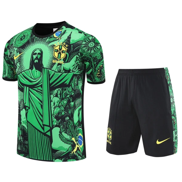 Dres Brazil Dječji 2024/25 Zelena Specifična Dres Brazil Dječji 2024/25 Zelena Specifična