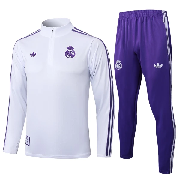 Real Madrid Komplet Trenirke za Treniranje 2025/26 Bijela Real Madrid Komplet Trenirke za Treniranje 2025/26 Bijela