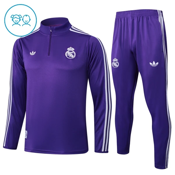 Real Madrid Komplet Trenirke za Treniranje Dječji 2025/26 Ljubičica Real Madrid Komplet Trenirke za Treniranje Dječji 2025/26 Ljubičica