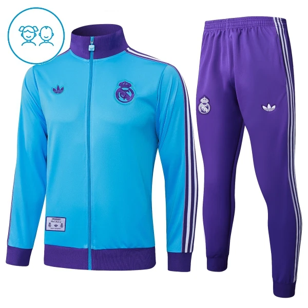 Real Madrid Odijela za Trening Dječji 2025/26 Plava Real Madrid Odijela za Trening Dječji 2025/26 Plava