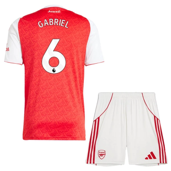 Dres Arsenal Gabriel 6 Dječji Domaći 2025/26 Dres Arsenal Gabriel 6 Dječji Domaći 2025/26
