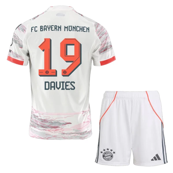 Dres FC Bayern Munich Alphonso Davies 19 Dječji Gostujući 2025/26 Dres FC Bayern Munich Alphonso Davies 19 Dječji Gostujući 2025/26