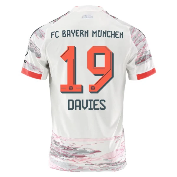 Dres FC Bayern Munich Alphonso Davies 19 Gostujući 2025/26 Dres FC Bayern Munich Alphonso Davies 19 Gostujući 2025/26