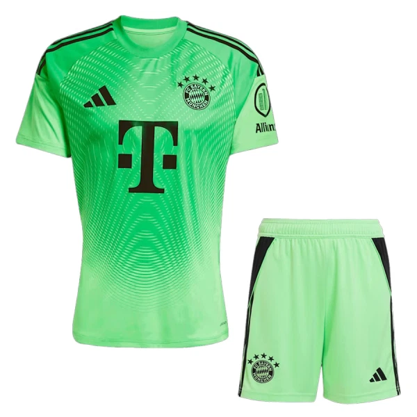 Dres FC Bayern Munich Golmanski Dječji 2025/26 Zelena Dres FC Bayern Munich Golmanski Dječji 2025/26 Zelena