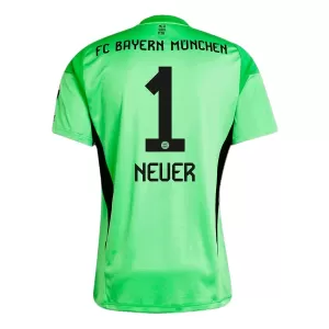 Dres FC Bayern Munich Manuel Neuer 1 Golmanski Dječji 2025/26 Zelena
