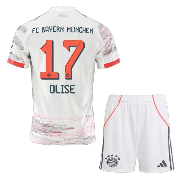 Dres FC Bayern Munich Olise 17 Dječji Gostujući 2025/26 Dres FC Bayern Munich Olise 17 Dječji Gostujući 2025/26