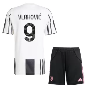 Dres Juventus Dušan Vlahovic 9 Dječji Domaći 2025/26 Dres Juventus Dušan Vlahovic 9 Dječji Domaći 2025/26