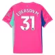 Dres Manchester City Ederson Moraes M. 31 Golmanski 2025/26 Ružičasta Dres Manchester City Ederson Moraes M. 31 Golmanski 2025/26 Ružičasta