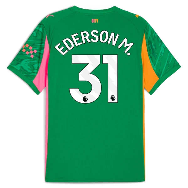 Dres Manchester City Ederson Moraes M. 31 Golmanski 2025/26 Zelena Dres Manchester City Ederson Moraes M. 31 Golmanski 2025/26 Zelena