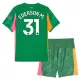 Dres Manchester City Ederson Moraes M. 31 Golmanski Dječji 2025/26 Zelena Dres Manchester City Ederson Moraes M. 31 Golmanski Dječji 2025/26 Zelena