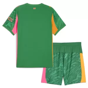 Dres Manchester City Golmanski Dječji 2025/26 Zelena