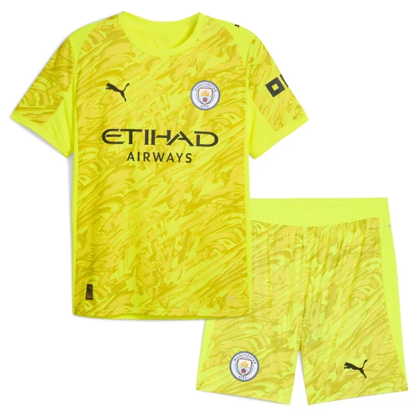 Dres Manchester City Golmanski Dječji 2025/26 Žuti Dres Manchester City Golmanski Dječji 2025/26 Žuti