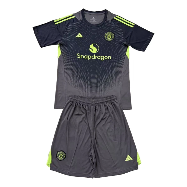 Dres Manchester United Golmanski Dječji 2025/26 Crno Dres Manchester United Golmanski Dječji 2025/26 Crno