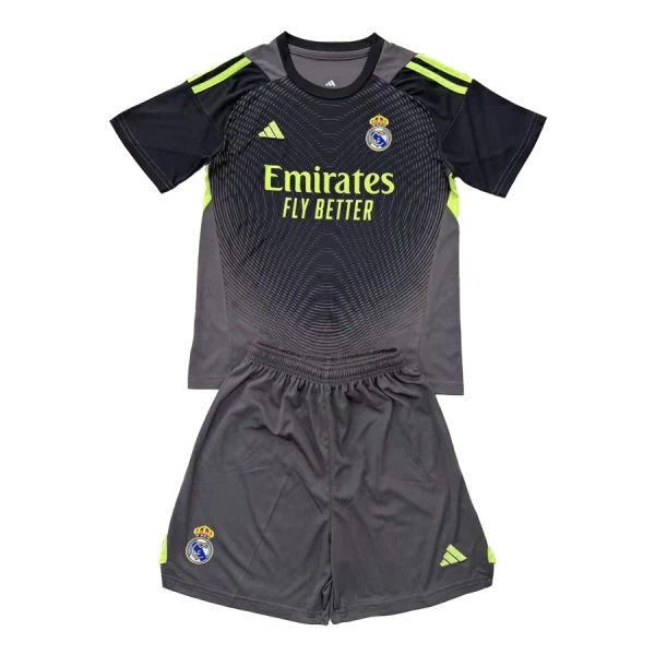 Dres Real Madrid Golmanski Dječji 2025/26 Crno Dres Real Madrid Golmanski Dječji 2025/26 Crno