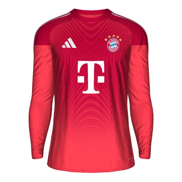 Dres FC Bayern Munich Golmanski 2025/26 Dugi Rukav Crvena Dres FC Bayern Munich Golmanski 2025/26 Dugi Rukav Crvena