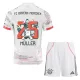 Dres FC Bayern Munich Thomas Müller 25 Dječji Gostujući 2025/26 Specifična Dres FC Bayern Munich Thomas Müller 25 Dječji Gostujući 2025/26 Specifična