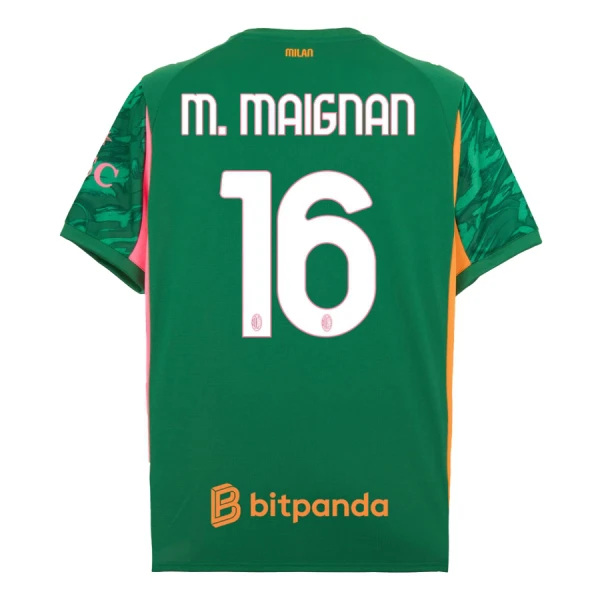 Dres AC Milan M. Maignan 16 Golmanski 2025/26 Zelena Dres AC Milan M. Maignan 16 Golmanski 2025/26 Zelena