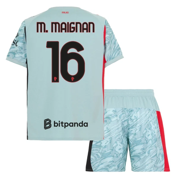 Dres AC Milan M. Maignan 16 Golmanski Dječji 2025/26 Plava Dres AC Milan M. Maignan 16 Golmanski Dječji 2025/26 Plava
