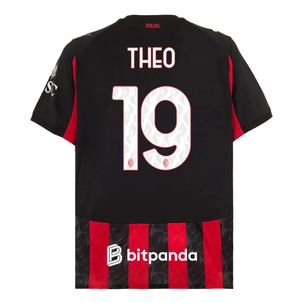 Dres AC Milan Theo Hernández 19 Domaći 2025/26 Dres AC Milan Theo Hernández 19 Domaći 2025/26