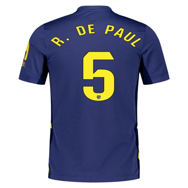 Dres Atlético Madrid Rodrigo de Paul 5 Gostujući 2025/26 Dres Atlético Madrid Rodrigo de Paul 5 Gostujući 2025/26