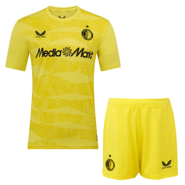 Dres Feyenoord Rotterdam Golmanski Dječji 2025/26 Žuti Dres Feyenoord Rotterdam Golmanski Dječji 2025/26 Žuti