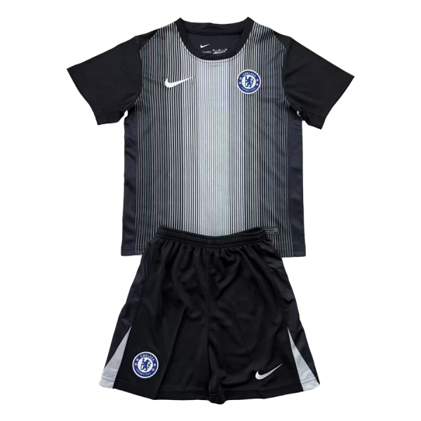 Dres Chelsea Golmanski Dječji 2025/26 Crno Dres Chelsea Golmanski Dječji 2025/26 Crno