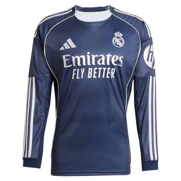Dres Real Madrid Gostujući 2025/26 Dugi Rukav Dres Real Madrid Gostujući 2025/26 Dugi Rukav
