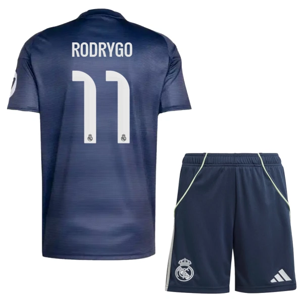 Dres Real Madrid Rodrygo Goes 11 Dječji Gostujući 2025/26 Dres Real Madrid Rodrygo Goes 11 Dječji Gostujući 2025/26