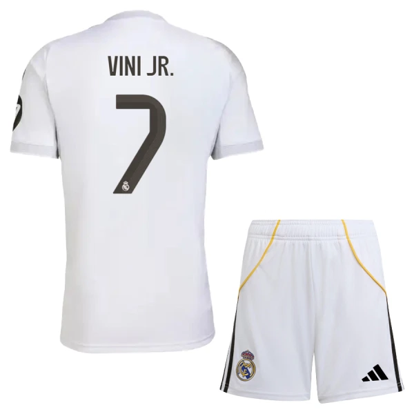 Dres Real Madrid Vinicius Junior 7 Dječji Domaći 2025/26 Dres Real Madrid Vinicius Junior 7 Dječji Domaći 2025/26