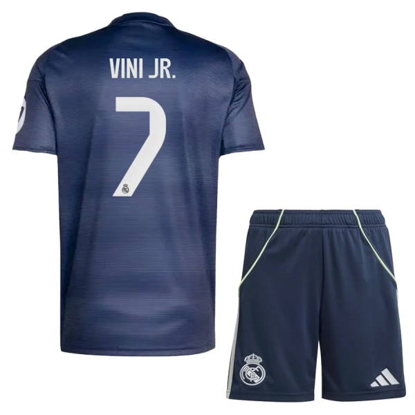 Dres Real Madrid Vinicius Junior 7 Dječji Gostujući 2025/26 Dres Real Madrid Vinicius Junior 7 Dječji Gostujući 2025/26