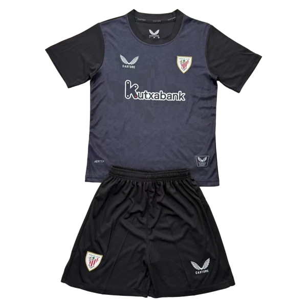 Dres Athletic Bilbao Golmanski Dječji 2025/26 Crno Dres Athletic Bilbao Golmanski Dječji 2025/26 Crno