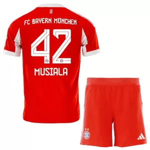 Dres FC Bayern Munich Jamal Musiala 42 Dječji Domaći 2025/26 Dres FC Bayern Munich Jamal Musiala 42 Dječji Domaći 2025/26