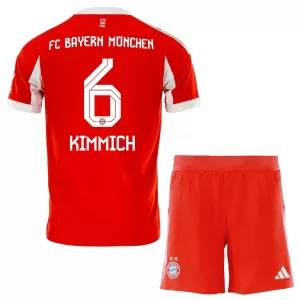 Dres FC Bayern Munich Joshua Kimmich 6 Dječji Domaći 2025/26 Dres FC Bayern Munich Joshua Kimmich 6 Dječji Domaći 2025/26