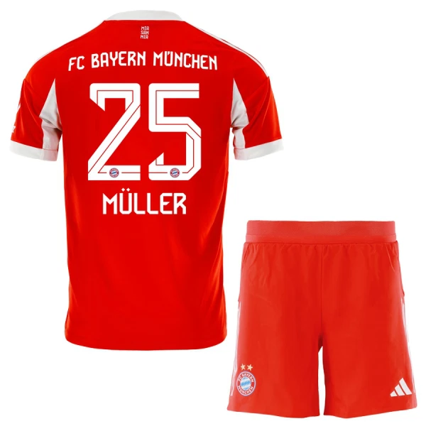 Dres FC Bayern Munich Thomas Müller 25 Dječji Domaći 2025/26 Dres FC Bayern Munich Thomas Müller 25 Dječji Domaći 2025/26