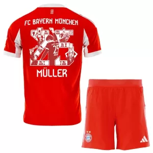 Dres FC Bayern Munich Thomas Müller 25 Dječji Domaći 2025/26 Specifična Dres FC Bayern Munich Thomas Müller 25 Dječji Domaći 2025/26 Specifična