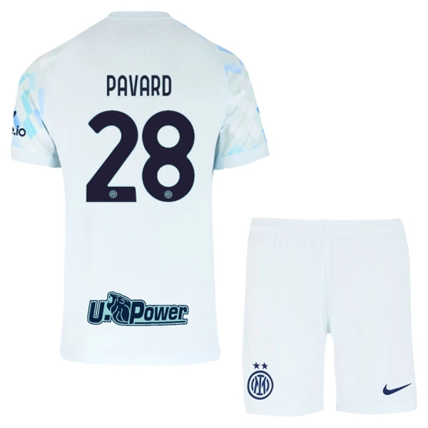 Dres Inter Milan Benjamin Pavard 28 Dječji Gostujući 2025/26 Dres Inter Milan Benjamin Pavard 28 Dječji Gostujući 2025/26