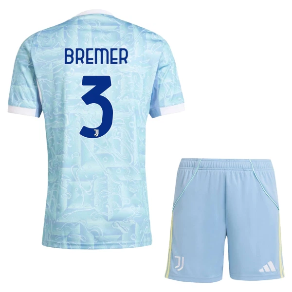 Dres Juventus Bremer 3 Dječji Gostujući 2025/26 Dres Juventus Bremer 3 Dječji Gostujući 2025/26