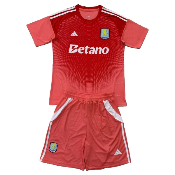 Dres Aston Villa Golmanski Dječji 2025/26 Crvena